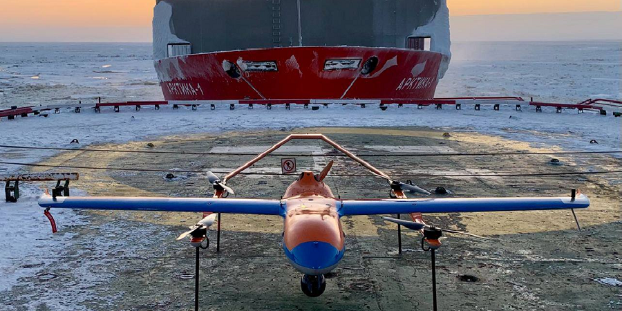 В акватории Обской губы Карского моря успешно прошел третий этап испытаний ледовой разведки на базе БПЛА