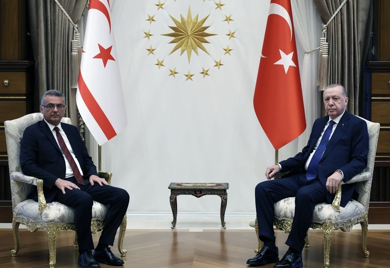 Эрдоган на встрече с новым главой Северного Кипра заявил о приверженности двухгосударственной модели