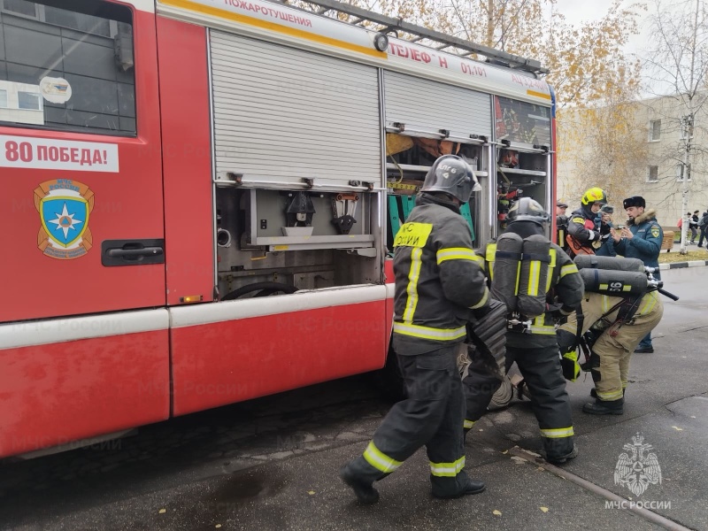 В Российском Университете Дружбы Народов прошли пожарно-тактические учения