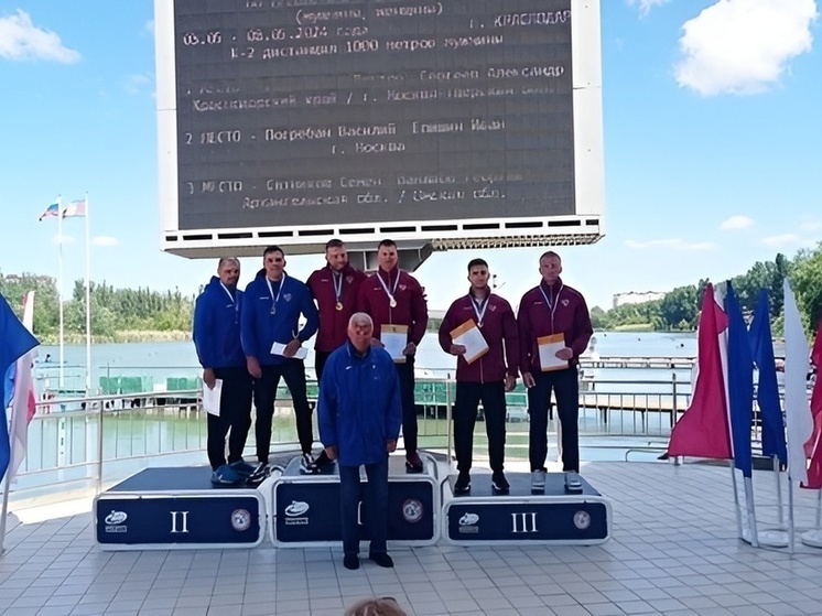 Архангельские гребцы выиграли четыре медали на Кубке России
