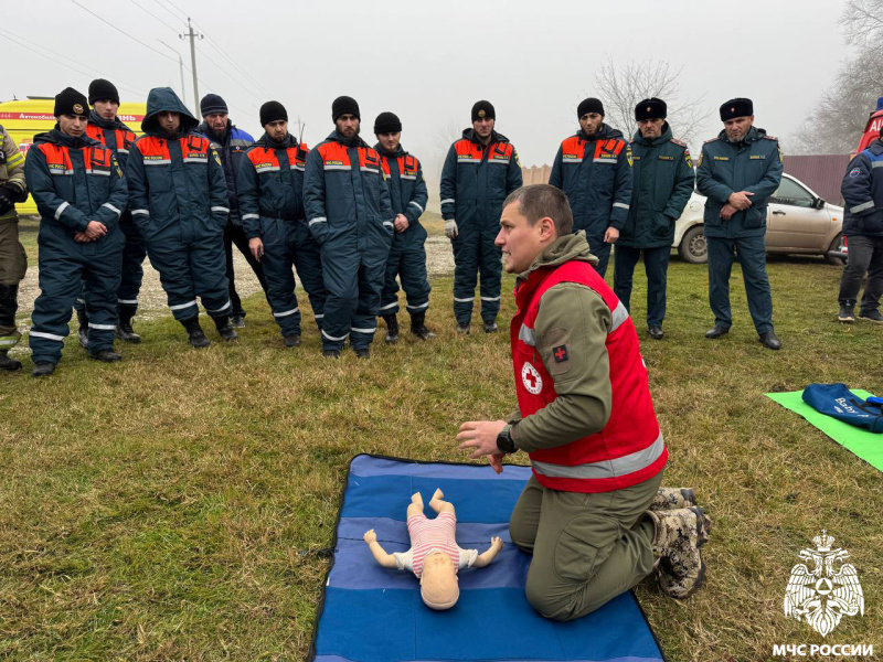 В Чеченской Республике на федеральной автодороге прошло тактико-специальное учение