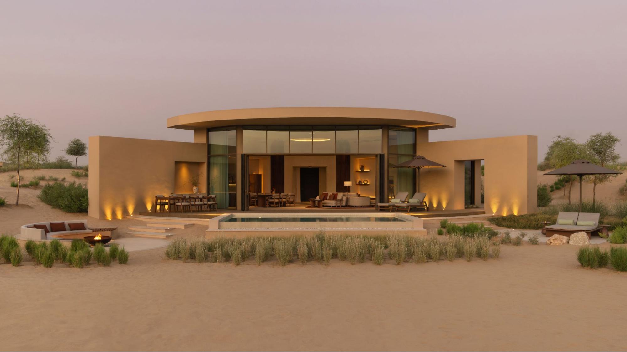 Роскошь пустыни Дубая – завораживающий отель Bab Al Shams Desert Resort