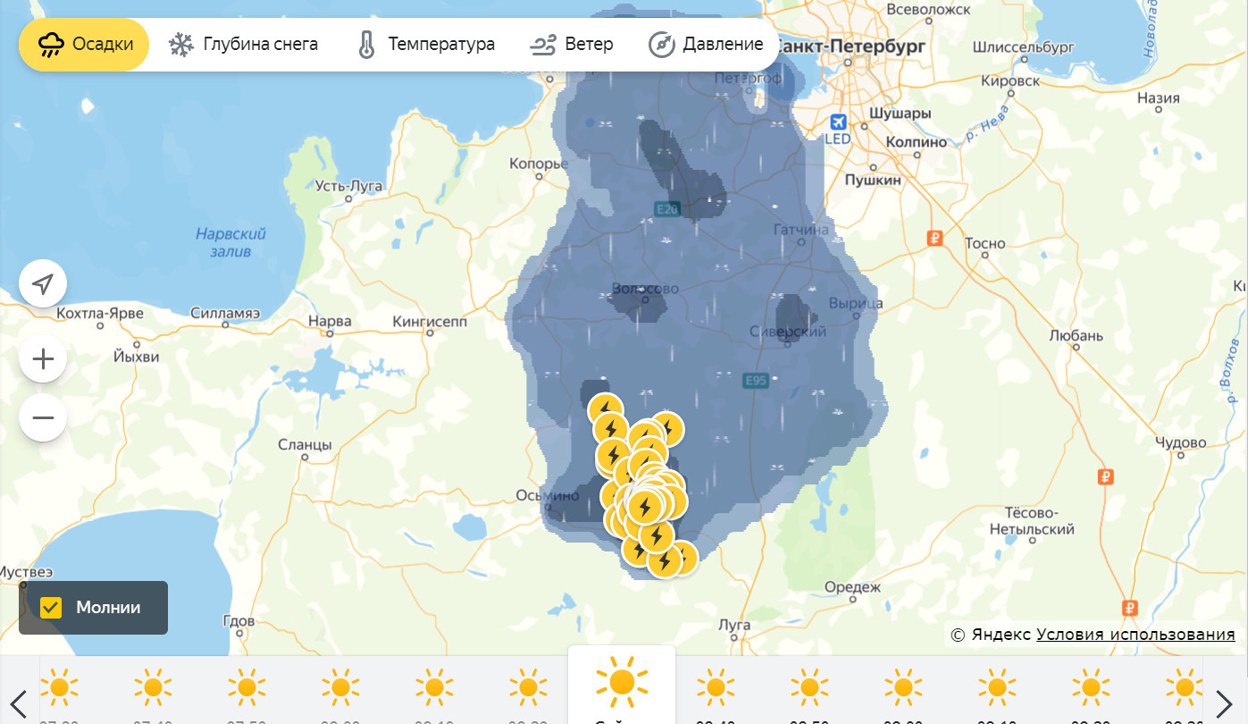 Погода в петербурге карта осадков. Карта осадков СПБ. Карта осадков СПБ И Ленинградской. Карта гроз СПБ.