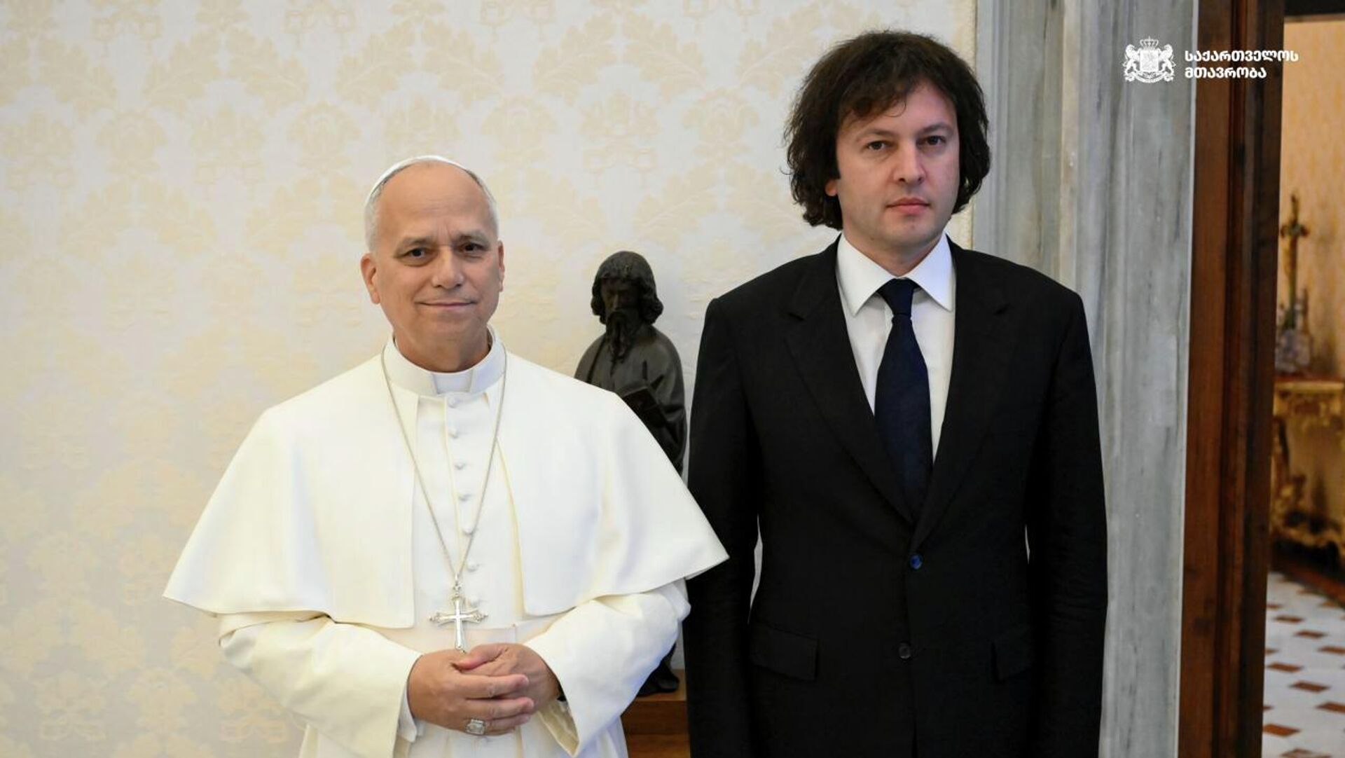 Ираклий Кобахидзе и Папа Римский Лев XIV - Sputnik Грузия, 1920, 24.11.2025