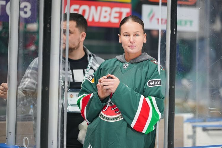 Матч посетила казанская теннисистка Вероника Кудерметова