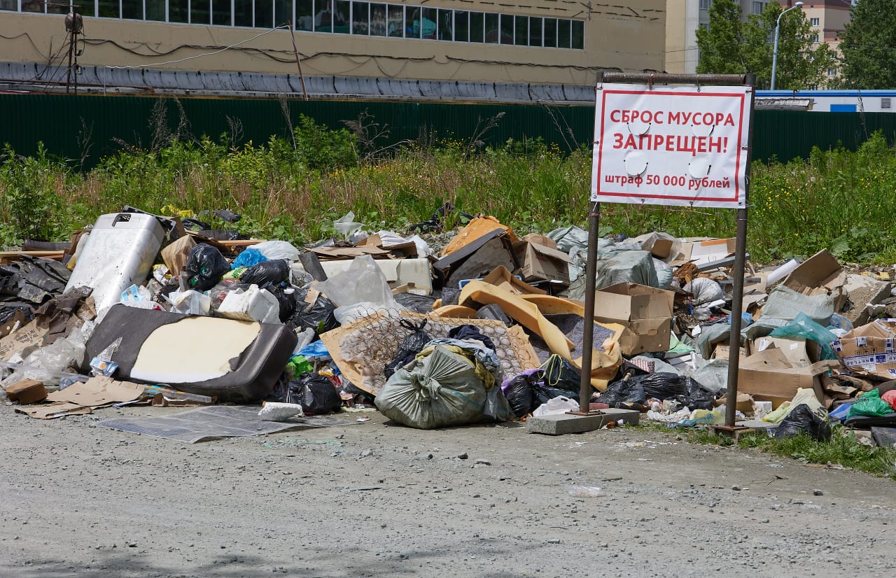 мусорная свалка в москве