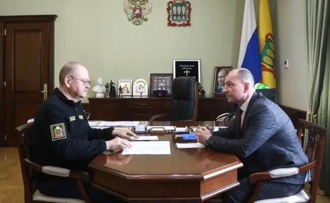 Олег Мельниченко провел рабочую встречу с Валерием Шкариным