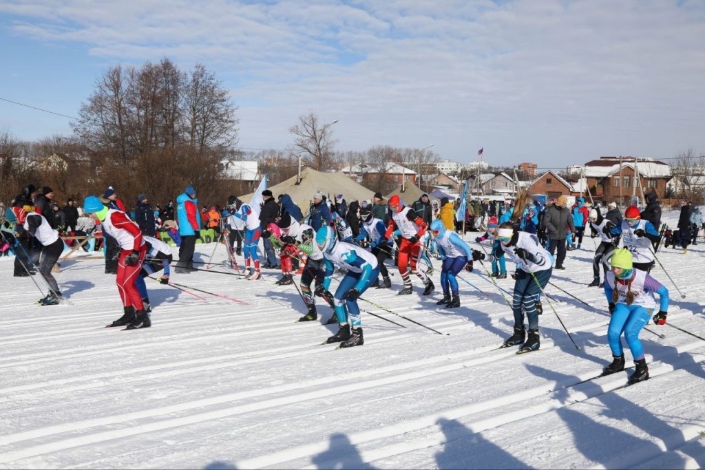 Белинский район принял участие в областной эстафете по лыжным гонкам памяти Д.Шорникова