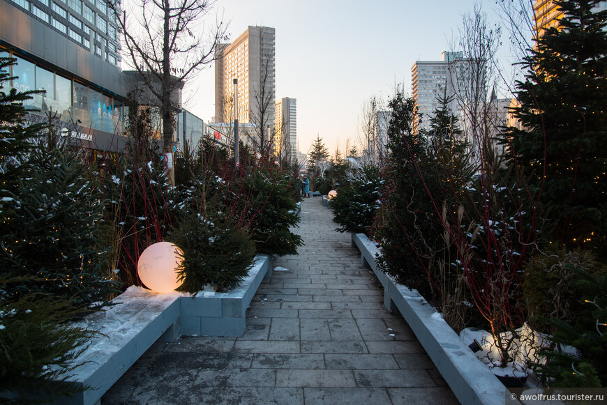 Новогодняя снежная Москва