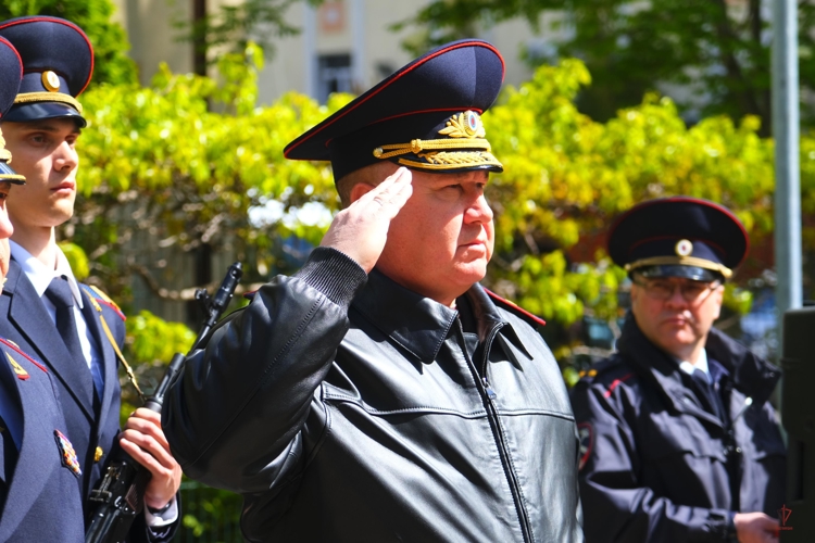 В Калининграде состоялась торжественная церемония открытия Аллеи памяти и мемориала погибшим сотрудникам органов внутренних дел и Росгвардии