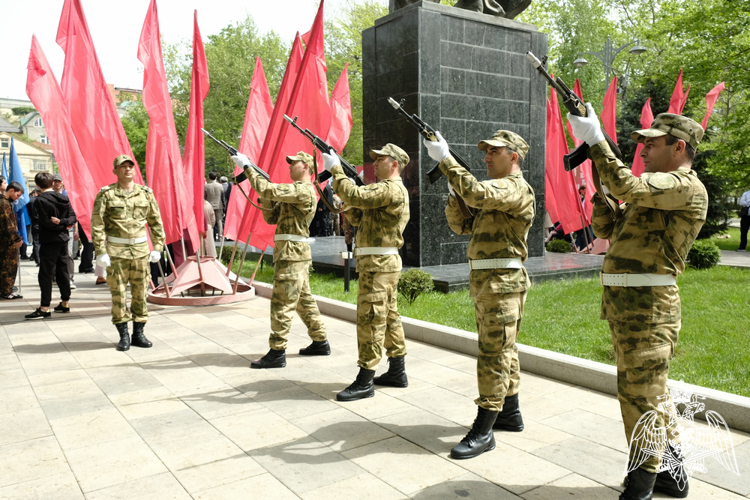 Росгвардейцы Дагестана присоединились к акции «Вахта памяти»