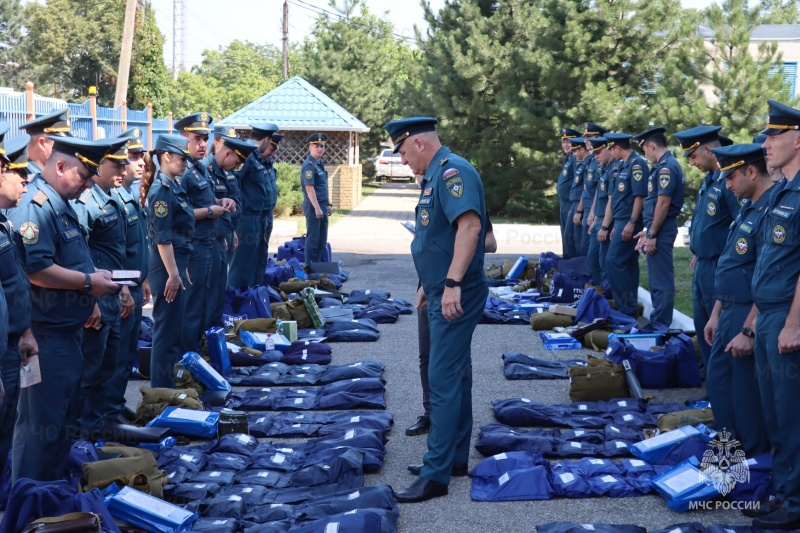 Проверка готовности: в Главном управлении состоялся строевой смотр личного состава