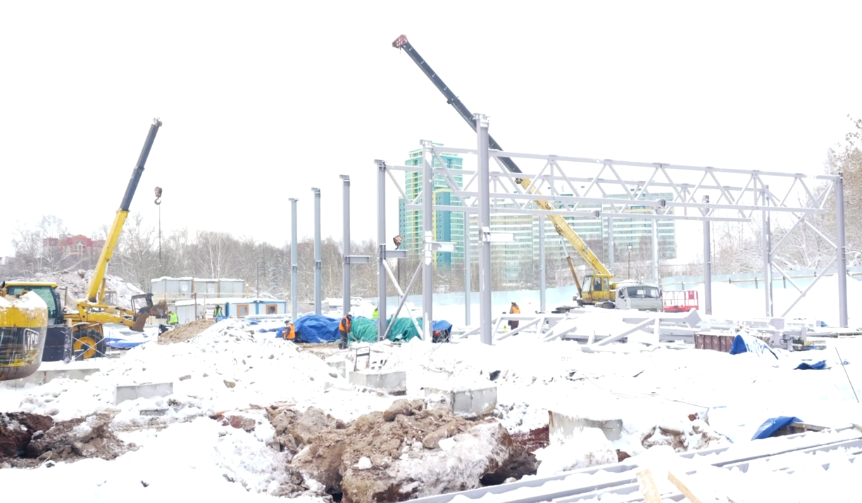 Завершены подготовительные и земляные работы для возведения первого капитального фиджитал-центра в Кирове
