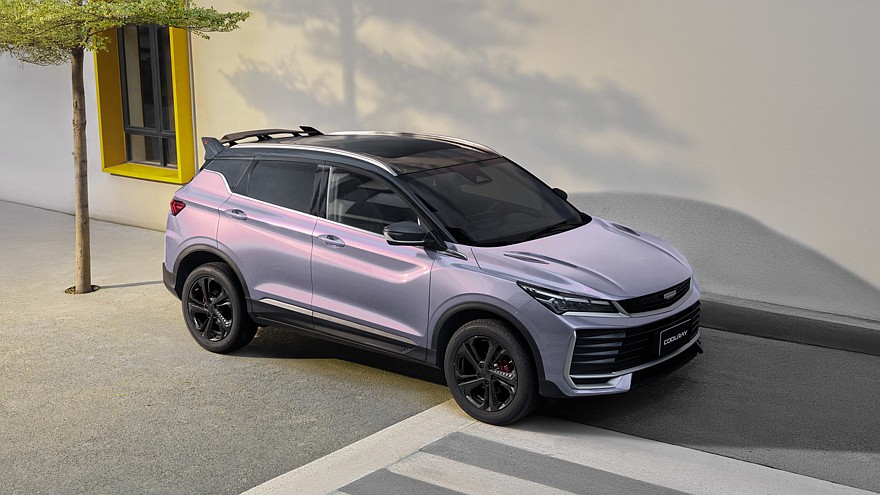 На фото: обновлённый Geely Coolray (версия для российского рынка)