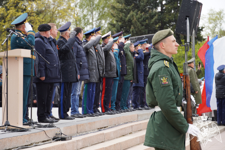 В День Победы представители Росгвардии приняли участие в праздничных мероприятиях