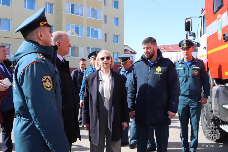 Николай Патрушев ознакомился с работой арктических спасателей в Нарьян-Маре