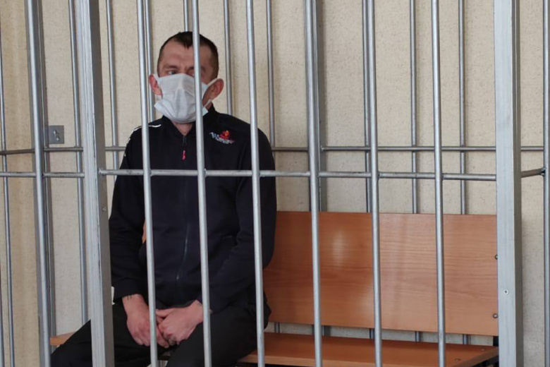 Владимир Александров в зале суда