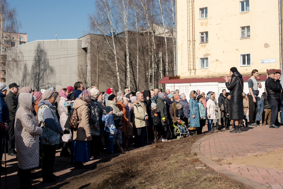 Освящение храма в комарово