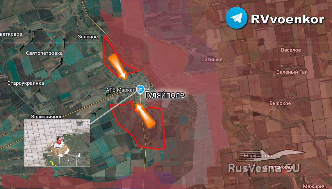 Группировка «Восток» ведёт зачистку Гуляйполя (ВИДЕО, КАРТА) | Русская весна