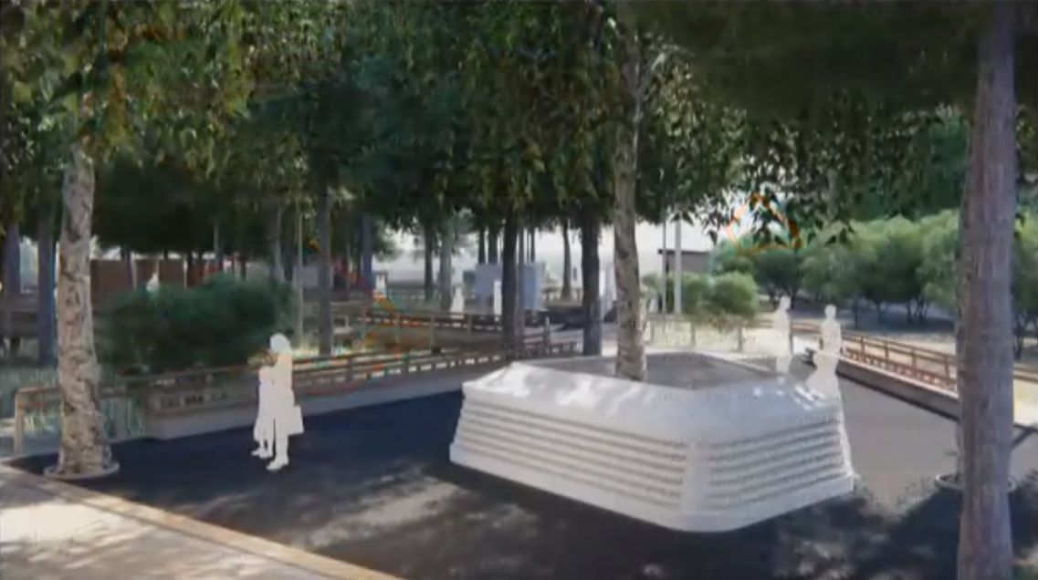 Парк с тематическими зонами и смотровыми площадками у мемориала «Разорванное кольцо» разобьют в 2023 году