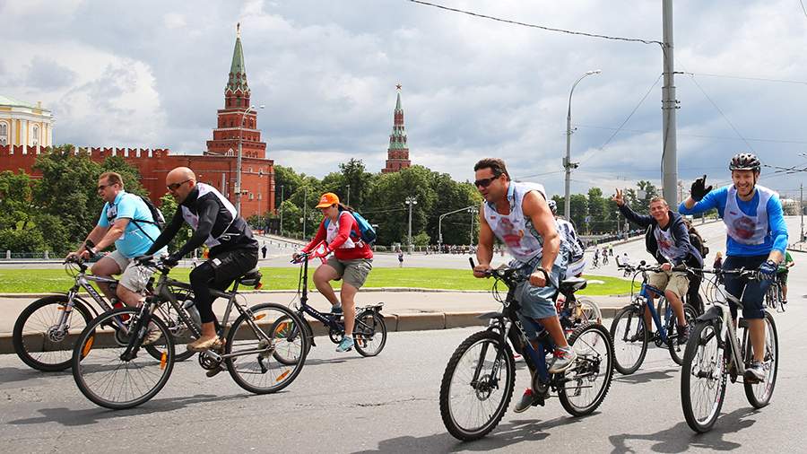 Велопробег москва фото