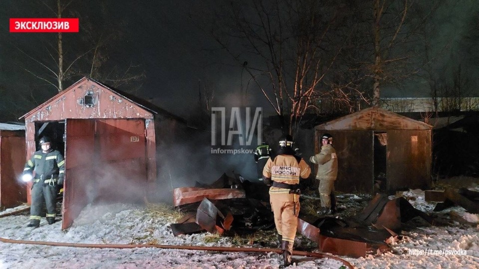 Пожар ликвидировали в Великих Луках