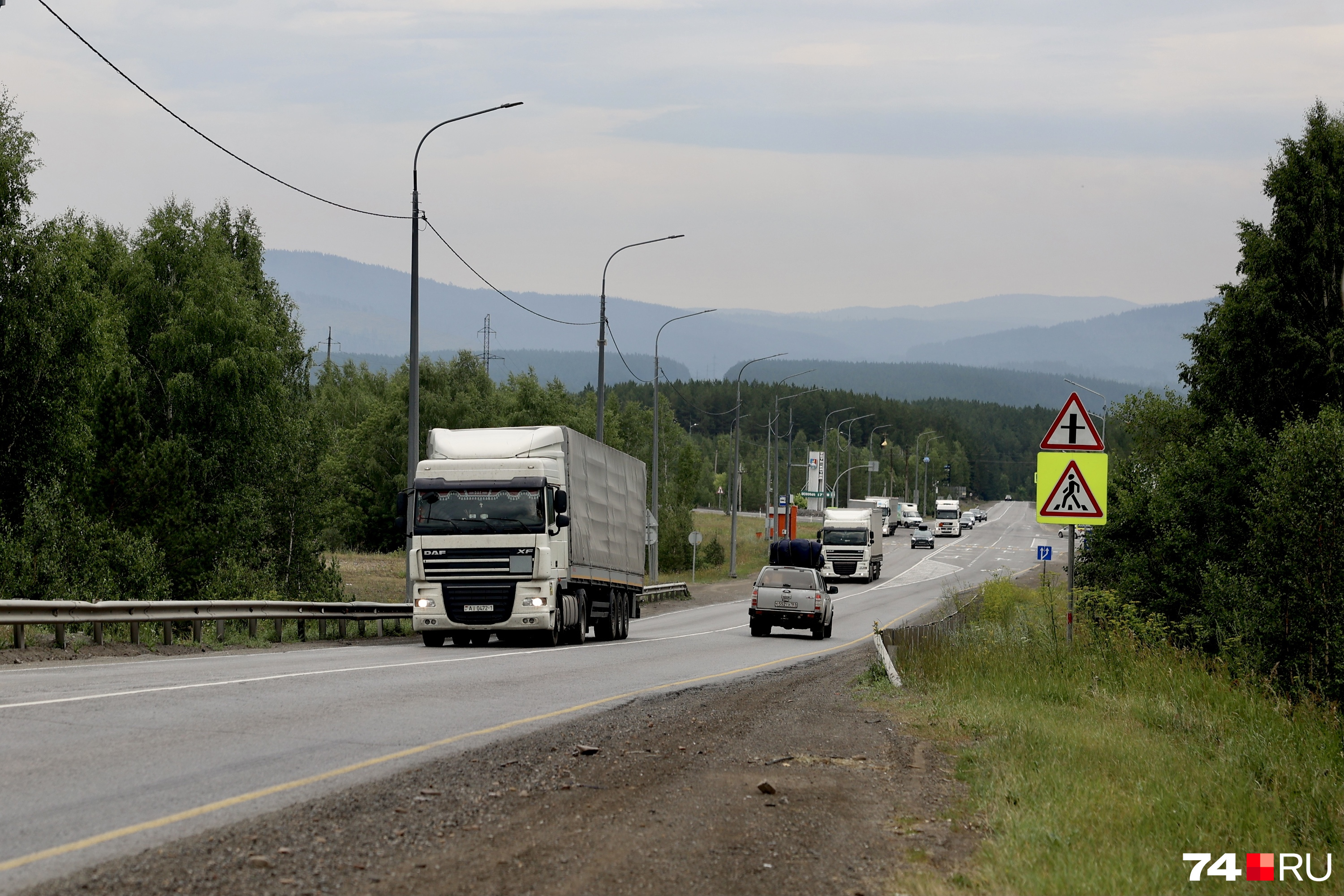 98 км трассы м5. М5 трасса 1726 км. Трасса Урал.