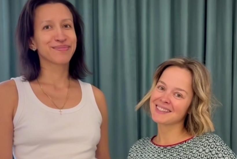 Юмористки Елена Борщёва и Наталья Медведева