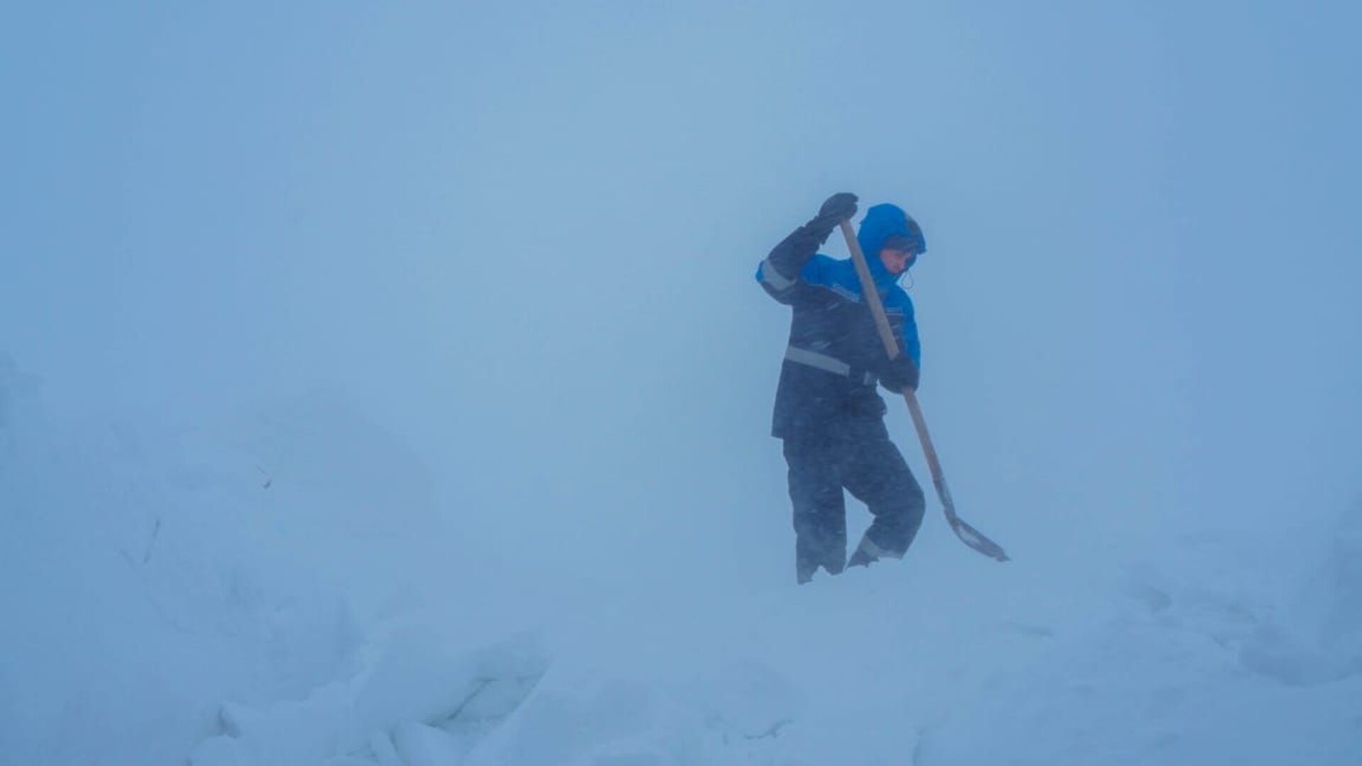 Снежный занос - Sputnik Казахстан, 1920, 12.01.2024