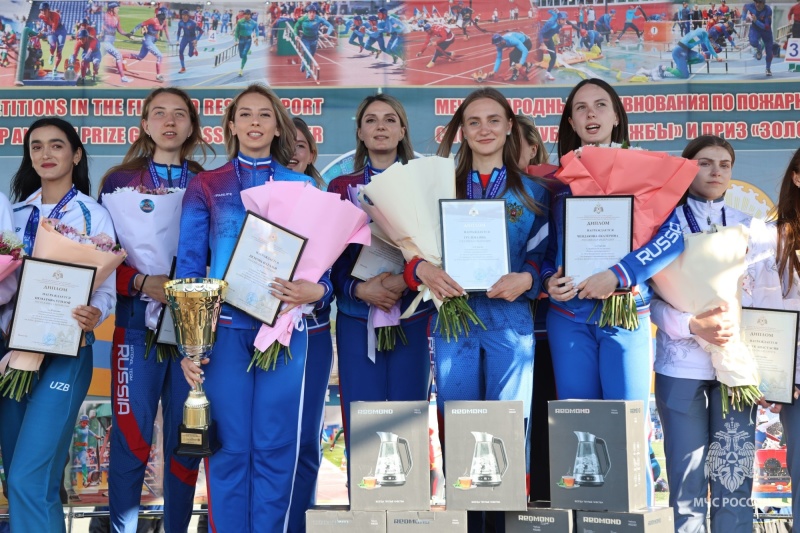 Наши спортсменки - чемпионки международных соревнований по пожарно-спасательному спорту на кубок 