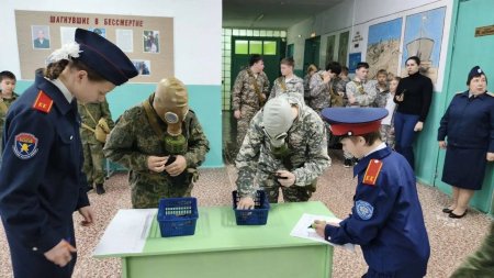 В Македоновской школе впервые прошли соревнования «Казачий сполох»