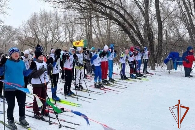 Алтайская Росгвардия обеспечила ООП и ООБ на лыжных гонках