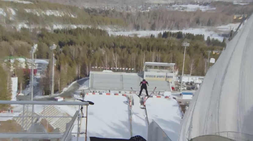 Уральские «летающие лыжники» блестяще завершили первенство России, которое прошло в Нижнем Тагиле