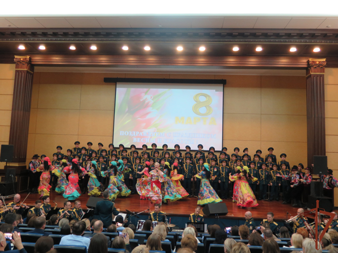 Ансамбль Росгвардии выступил с праздничной программой в Москве