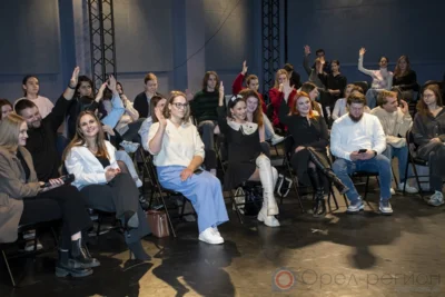 Фото 5. Андрей Клычков ответил на вопросы орловских блогеров