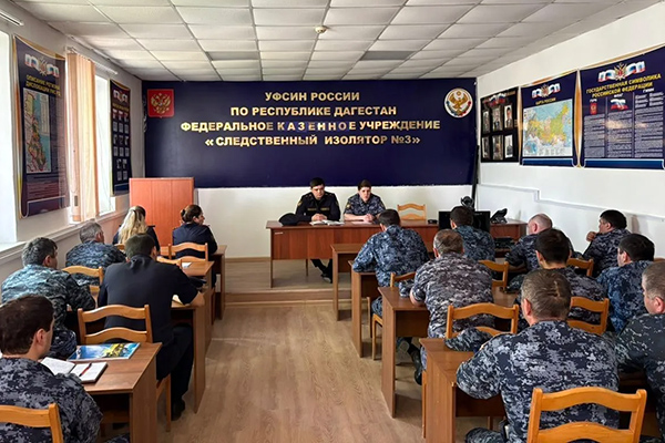 В следственном изоляторе № 3 прошло занятие по предупреждению нарушений, связанных с управлением транспортными средствами в состоянии опьянения