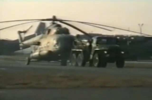 Тот самый вертолёт, в котором террористы удерживали заложников в 1993 году.