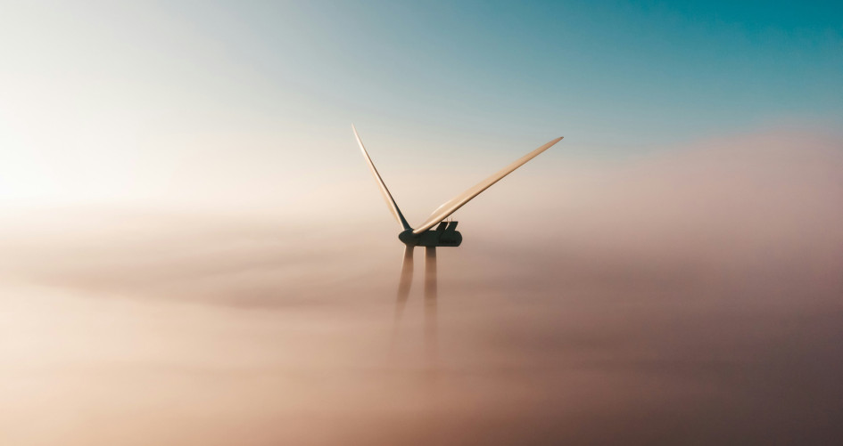 Windmill in the fog