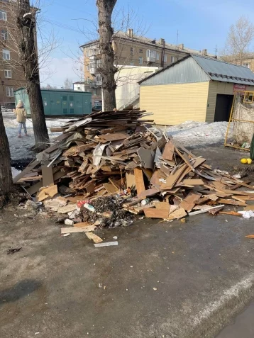 Фото: Мэра кузбасского города вновь возмутила свалка строительного мусора 1