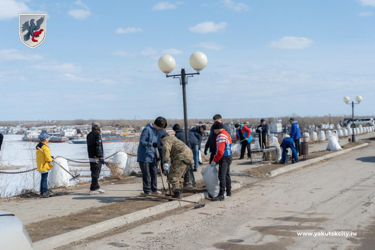 Жителей Якутска призывают присоединиться к общегородскому субботнику 25 апреля 