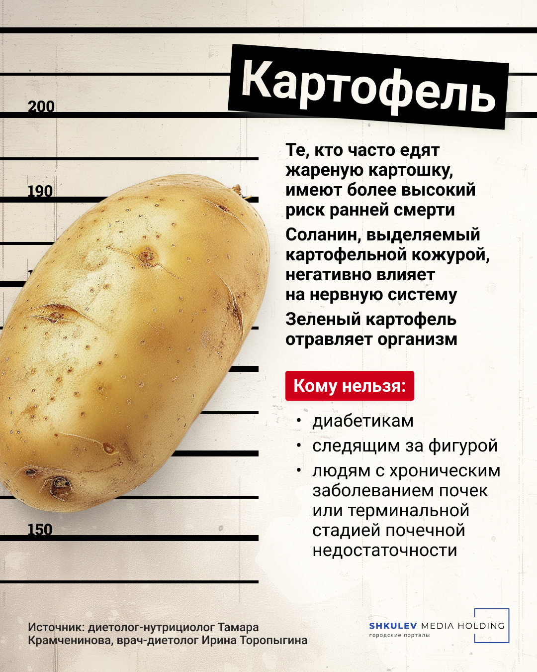 Картофель — законопослушный гражданин, но и от него бывает вред