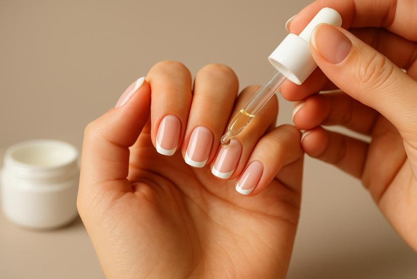 Уход за ногтями маслом