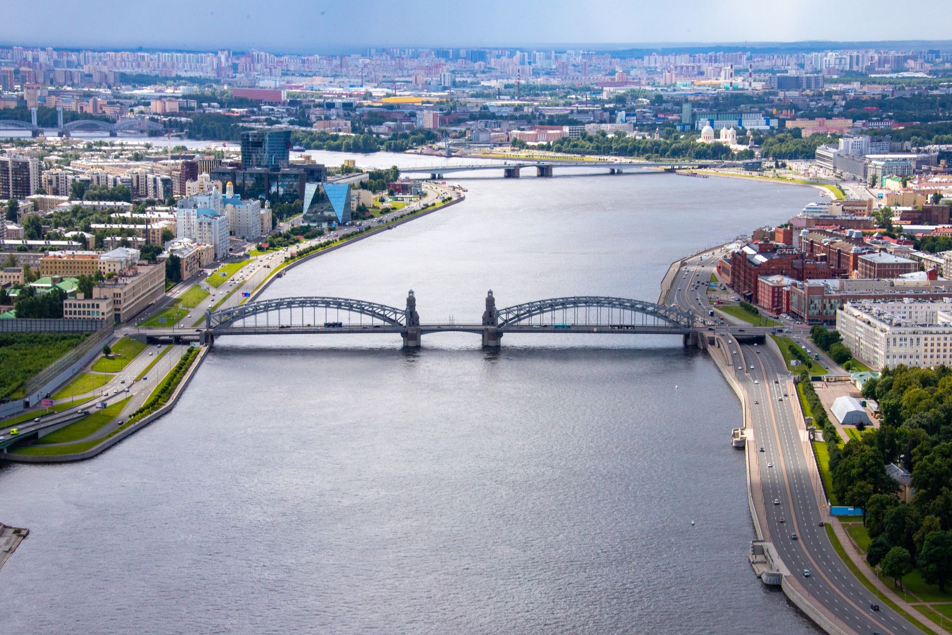 мосты через неву в санкт петербурге