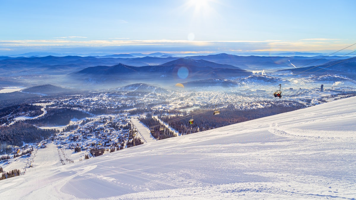 Горнолыжный курорт Шерегеш в Кемеровской области