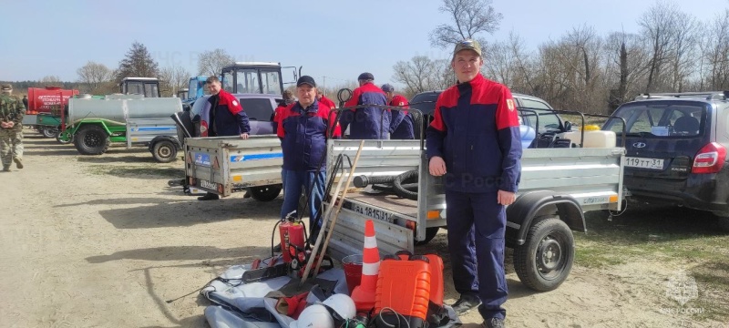 В Борисовском районе прошёл смотр готовности территориальной подсистемы РСЧС к пожароопасному периоду