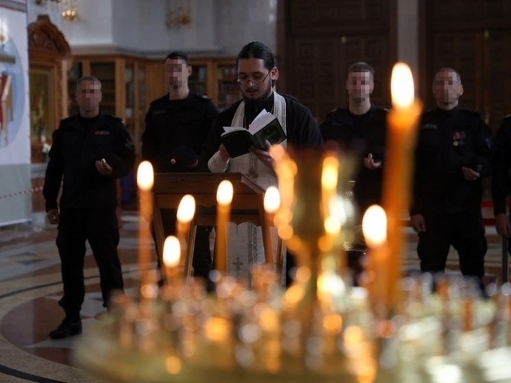 В Хабаровске освятили походную икону ОМОН «Тигр» Росгвардии