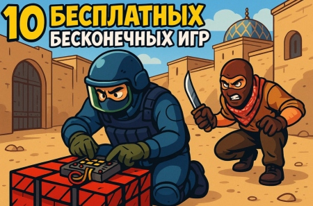 10 бесплатных видеоигр, в которые можно играть бесконечно