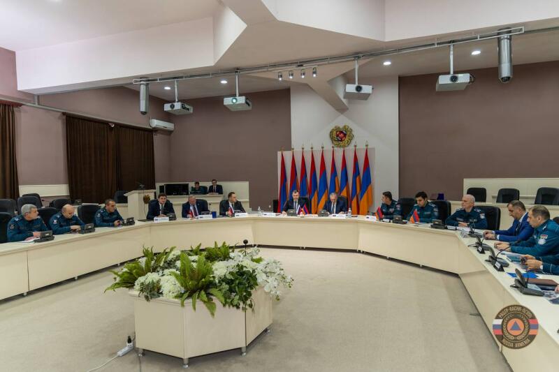 Делегация МЧС России с рабочей поездкой в Республике Армения