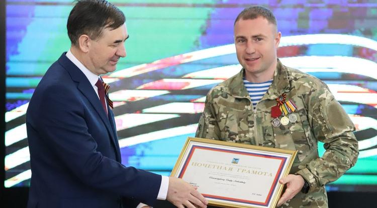 В Белгороде наградили 49 бойцов спецотряда «БАРС»