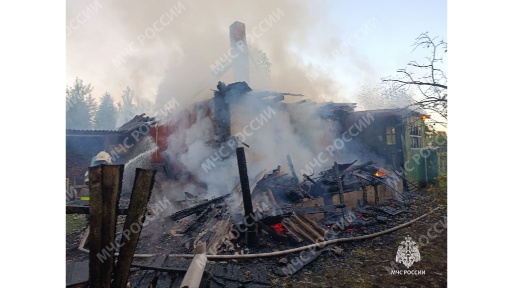 За сутки в Брянской области сгорели три дома